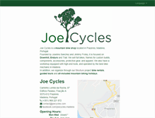 Tablet Screenshot of joecycles.com